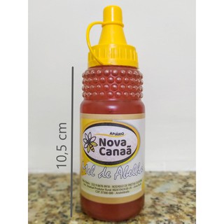 Mel 100% puro de abelhas - Bisnaga 280g - Apiário Nova Canaã - Mel produzido próximo à Serra da Mantiqueira MG