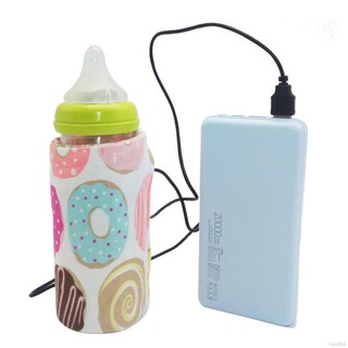 ruiaike Baby Bottle Warmer Heater Portable Milk Feeding USB Bag Thermostat Travel Pouch