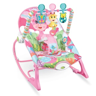 Cadeira Encantada de Descanso 3 em 1 Girafa Rosa - Color Baby