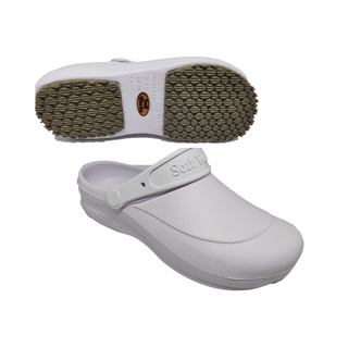 Sapato Fechado Branco Profissional Antiderrapante com Certificado para EPI Soft Work Original Enfermagem ,Cozinha , Lanchonete, Hospital ,Unissex BRANCO ou PRETO (2)