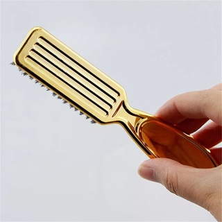 Escova Escovinha De Disfarce Degrade Barbeiro Dourada (3)