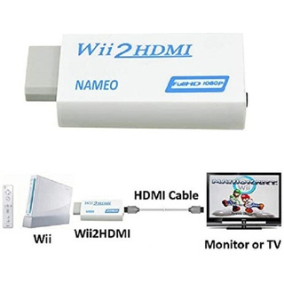 Adaptador Hdmi Nintendo Wii - Pronta Entrega Wii 2 Hdmi