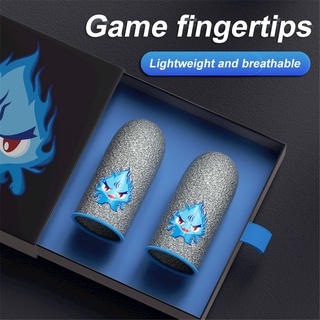 1 Par de luva de dedo, Luvinhas manga para dedo Gamer Jogos Celular bubble01.br