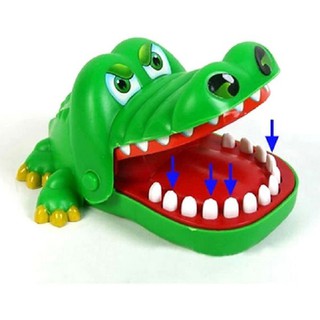 Brinquedo Jogo Crocodilo Jacaré Dentista Acerte Dente Original Polibrinq