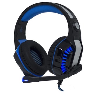Fone de ouvido Over-ear Gamer Knup KP-491 azul HeadSet (2)