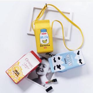 Cute Creative Fruit Milk Mini Sling Bag Women Sling Beg Large Capacity Cosmetic Mobile Phone Bag (5)