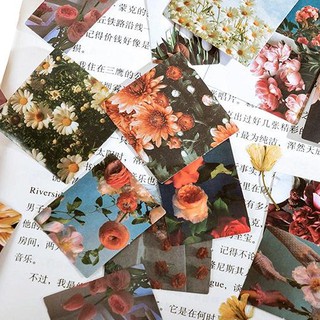 23 Pcs Adesivos de flor Vintage Retro Para Decoração De Scrapbooking / Álbum / Journal