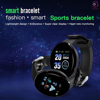 🔥promotion🔥smart wristband * d18 ip65 waterproof tft screen / sports wristband / monitor de frequência cardíaca / blood pressure (3)