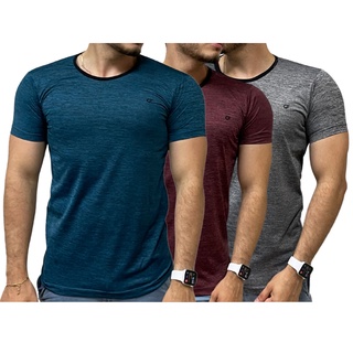 Kit 3 Camisa Camiseta Masculina Dry Fit Blusa Academia (1)