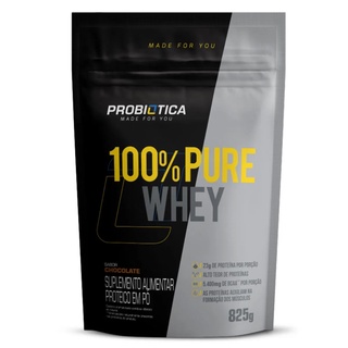 100% Pure Whey Refil 825G - Whey Protein Concentrado - Probiotica Original