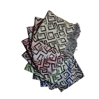 Mantas Para Sofá Diversas Cores- Desenho Treviso - Mantas Coloridas