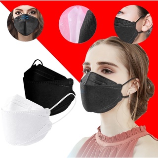 KIT 10/KIT 50 Máscaras Respiratória Proteção Facial KF94 Coreano Com Clipe Nasal