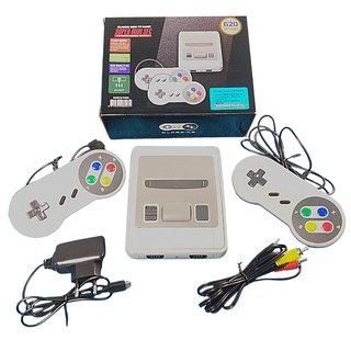 Video Game Retrô Console Super Mini SFC 620 Jogos Classicos 8 Bits com 2 Controles