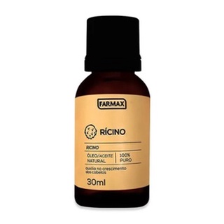 Óleo de Ricino Capilar 100% puro - Auxilia no crescimento dos cabelos - Farmax - 30ml