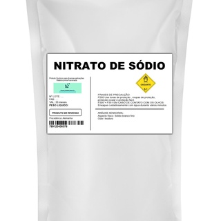 Nitrato de Sódio Salitre do chile 1 kg