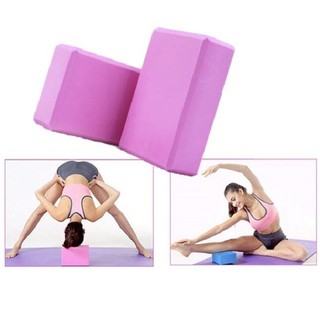 Kit 2 blocos de yoga / pilates - alta densidade - eva