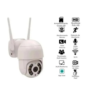 Camera Segurança Smart Ip Wifi Icsee Mini Dome Full Hd Genai (3)