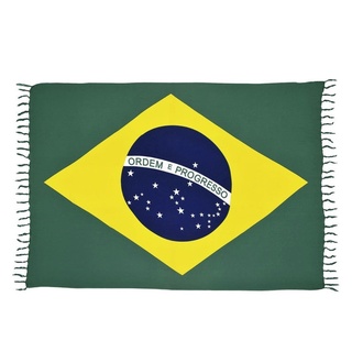 Canga de Praia Bandeira do Brasil Oficial Copa do Mundo (2)