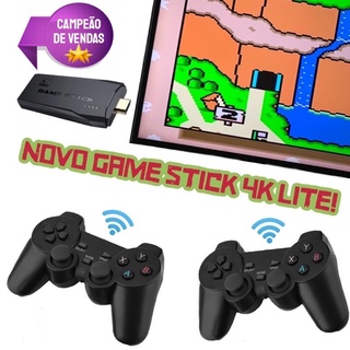 Super Game Stick 4K - Console Video Game Retrô em Português com mais de 10 mil jogos clássicos