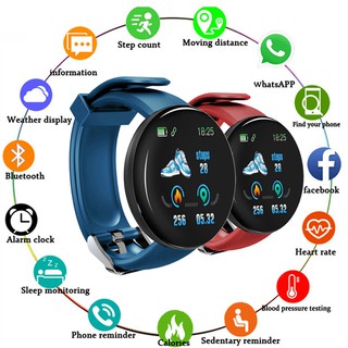 D18 Relógio Inteligente Redondo Prova D 'Gua Com Assar Fitness / Smartwatch Com Bluetooth Masculino