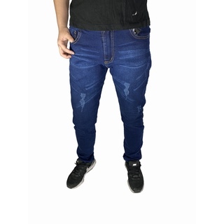 Calça Jeans colorida sarja berim Masculina Slim Elastano preço Barato