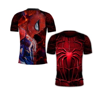 Camiseta adulto Spider Man Super Herói Marvel Camisa Homem Aranha