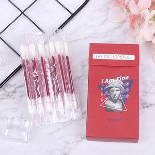 【OND】Lipstick Case Cotton Swab Lipsticks Set 20pcs/bag Cotton Stick Lipstick