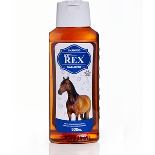 Shampoo Para Cavalos Pelos Crina Rex Galloper- 500 Ml