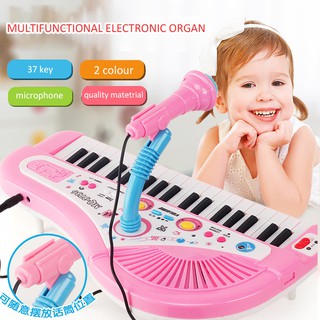 Teclado De Piano Infantil 31-key Multifuncional Com Microfone (Sem Bateria) (1)
