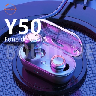 Y50 Tws Fone De Ouvido Sem Fio Bluetooth 5.0 Fone