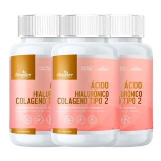 Acido Hialuronico Colageno Tipo 2 Vitamina C Suplemento 100 capsulas cartilagem 1 frasco Denature (3)