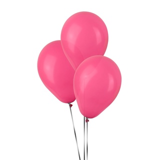 50 Unid - Balao Bexiga Pink Rosa Fuscia 6,5 Polegadas Festa (1)