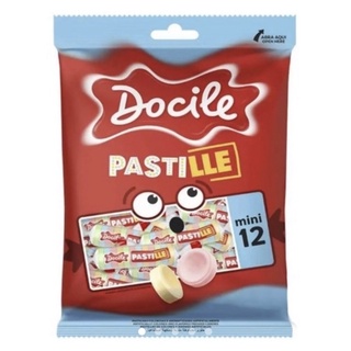 Pacote Bala Pastilha Pastille Mini 12 C/17 unidades - 100g - Docile