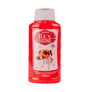 Shampoo Rex Anti Pulgas Sarna E Carrapatos - 750ml