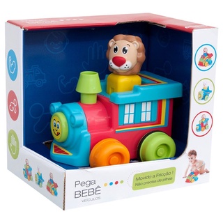 Pega Bebê Veículos - Carrinho de Ficção Infantil Brinquedos Educativo Interativo - MapToy