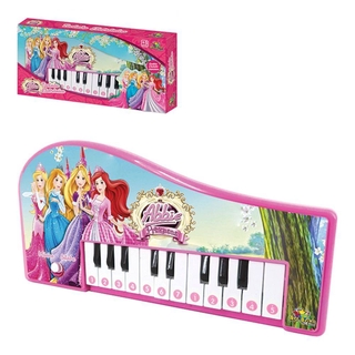 Teclado Musical Infantil Princesas Piano Com Musica E Som Para Meninas -118D-65