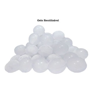 Gelo Reutilizável de Silicone Pacote com 78 bolas (2)