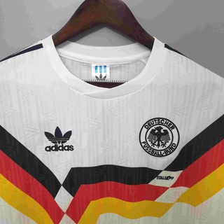 ✨material liga tailândia qualidade Retro Alemanha 1990 camisa em casa (4)