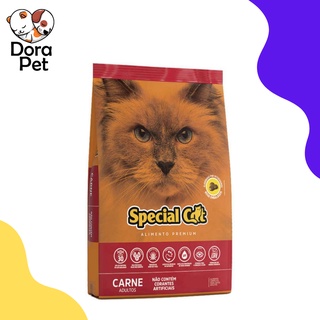 Ração Special Cat Premium Carne para Gatos Adultos 10,1KG