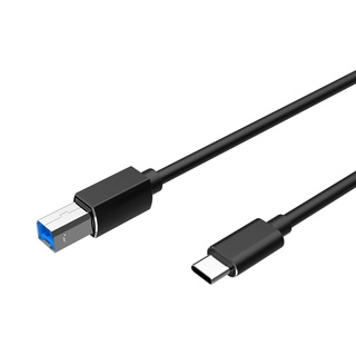 Cabo Para Impressora USB-C Para USB-B 2M Macbook Chromebook (1)