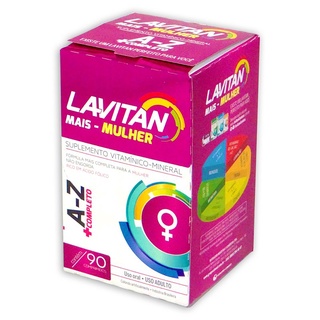 Vitamina Lavitan AZ Mulher 90 comprimidos revestidos