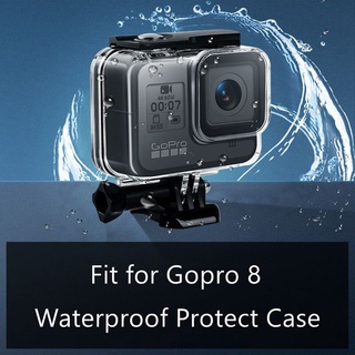 Waterproof Protective Shell 60m Underwater Case Diving Housing Box for Gopro Hero 8 Black (8)