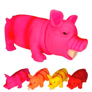 Brinquedo Para Cães Porco Vinil C/ Barulho Sonoro 15cm