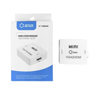 Mini Adaptador Conversor Vga Para Hdmi Vga2hdmi Tv Monitor PC (4)