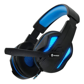 Fone Headset Gamer Evolut Thoth Eg-305 Para uso em Ps4 Xbox Pc Celular Com Led Azul (1)