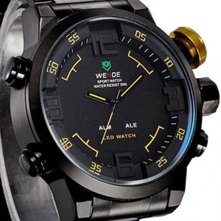Relógio Masculino Grande Preto Anadigital 49mm