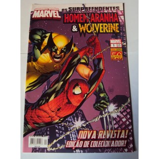 HQ - Os Surpreendentes Homem-Aranha e Wolverine - Ed. Nº 1 - Usada