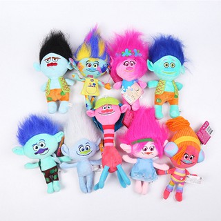 20-30cm New Trolls Plush Toy Dreamwork Movie Poppy Branch DJ Suki Cooper Menina Dolls Stuffed Toys Kids Boy Girl Gift