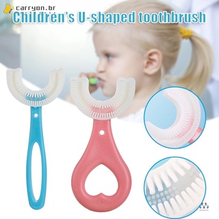 Escova De Dentes Em Forma De U De 360 ​​graus Para Crianças De 2 A 12 Anos