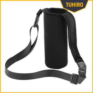 Water Bottle Sleeve Cover with Shoulder Strap Pouch Bottle Holder